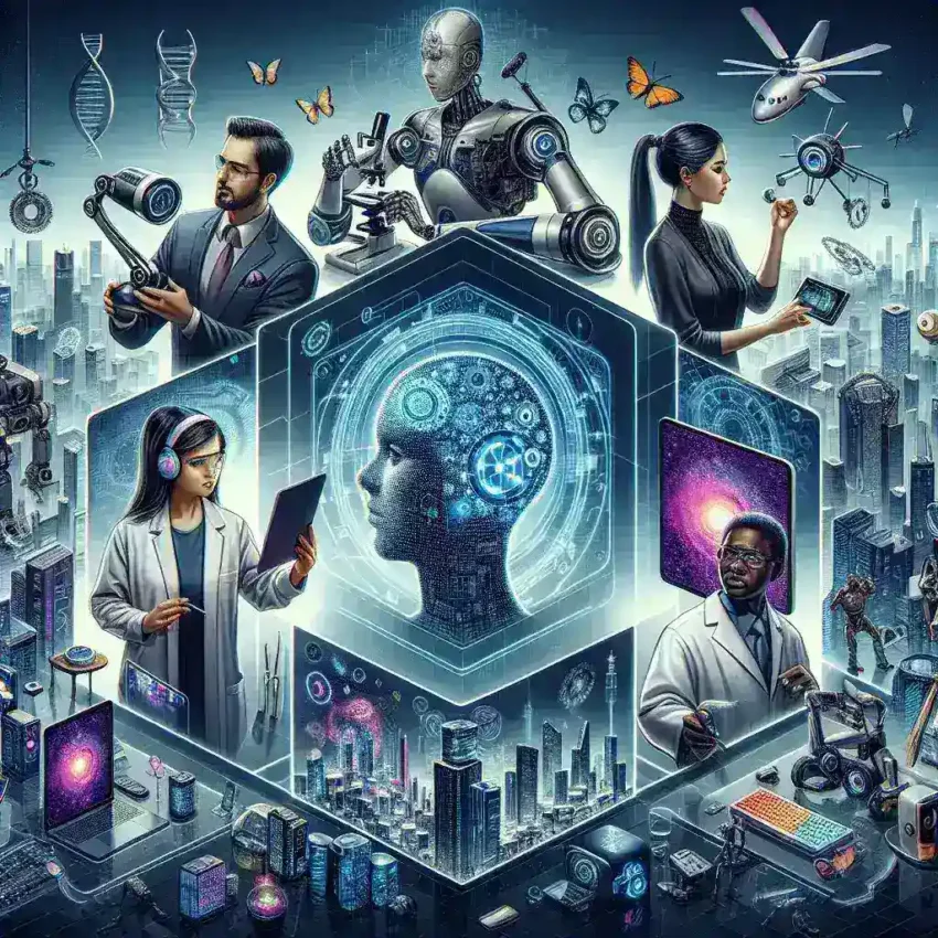 "Showcasing innovative AI-powered consumer electronics at CES 2025, featuring smart home devices, wearable technology, and cutting-edge gadgets designed to enhance user experience and connectivity."