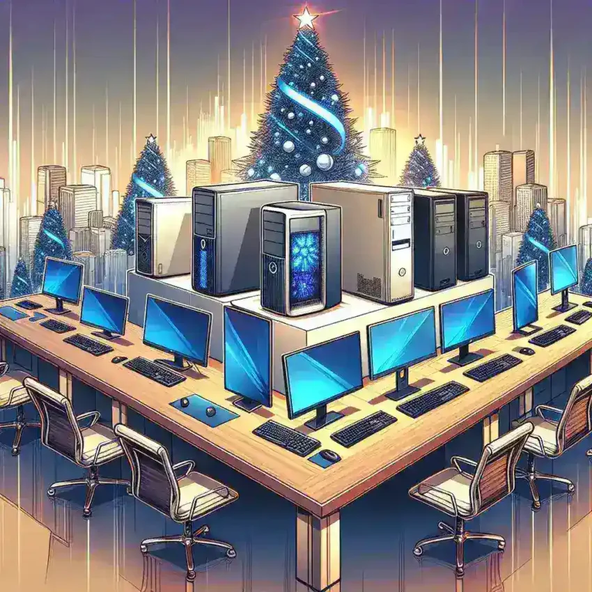 "High-performance Alienware desktop PC on display for Prime Day deals, showcasing cutting-edge technology and sleek design, featured in PCWorld article about desktop PC offers."