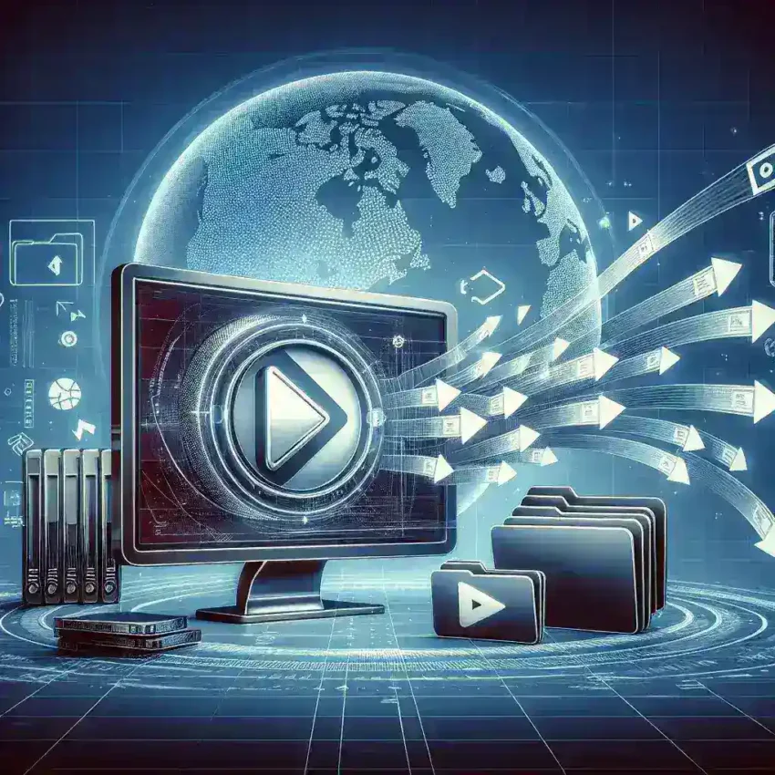 "Person using a YouTube video downloader on a laptop to save online videos for offline viewing - The Complete Guide to YouTube Video Downloaders"