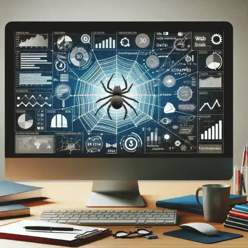 "Dynamic dashboard showcasing data visualization techniques using scraped data, illustrating graphs and charts for comprehensive analysis in data-driven projects."